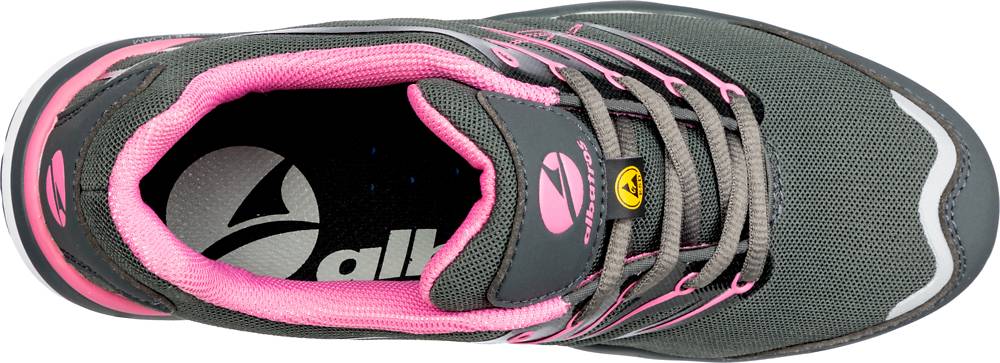 albatros TWIST PINK WNS LOW robuster Damen-Sicherheitsschuh S1P grau/pink Gr. 38-3