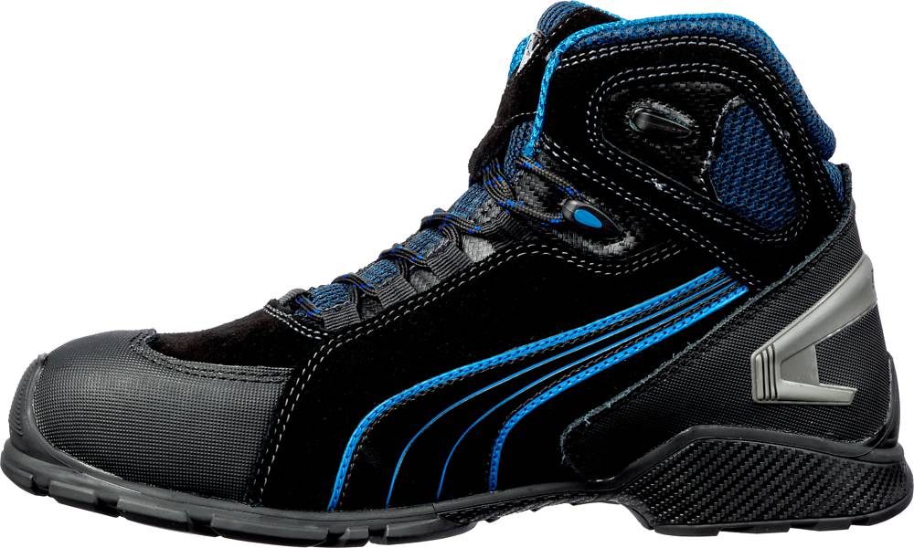 Puma RIO BLACK MID robuster hoher Sicherheitsschuh S3 schwarz/blau Gr. 45-2