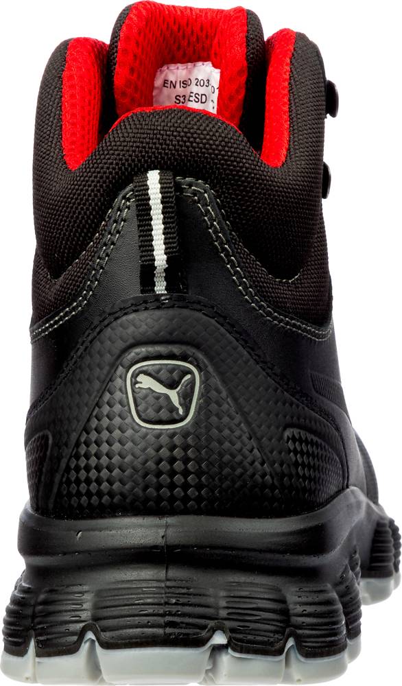 Puma CONDOR BLACK MID bequemer hoher Sicherheitsschuh S3 schwarz/grau Gr. 43-2
