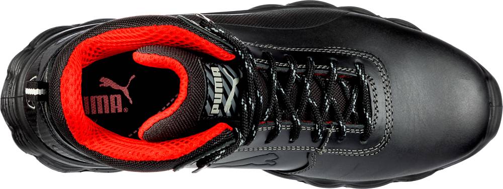 Puma CONDOR BLACK MID bequemer hoher Sicherheitsschuh S3 schwarz/grau Gr. 43-3