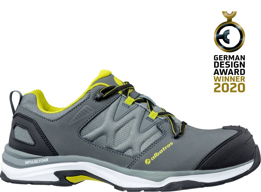 albatros ULTRATRAIL GREY LOW robuster Sicherheitsschuh S3 grau/kombiniert Gr. 47-0
