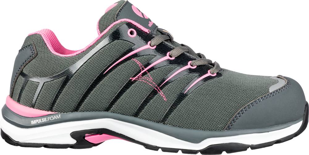 albatros TWIST PINK WNS LOW robuster Damen-Sicherheitsschuh S1P grau/pink Gr. 40-0