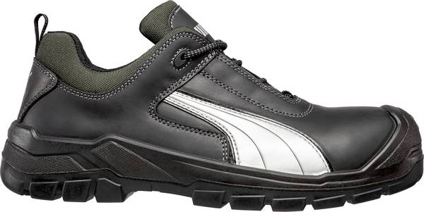 Puma CASCADES LOW robuster Sicherheitsschuh S3 schwarz/grau Gr. 44