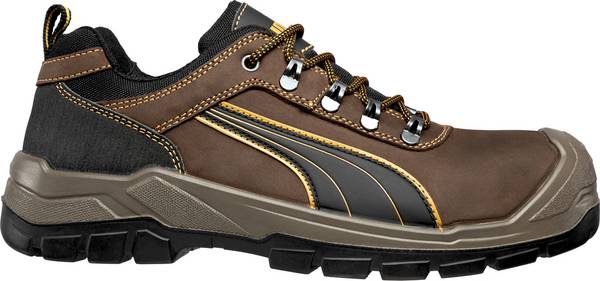 Puma SIERRA NEVADA LOW robuster Sicherheitsschuh S3 braun/grau Gr. 46