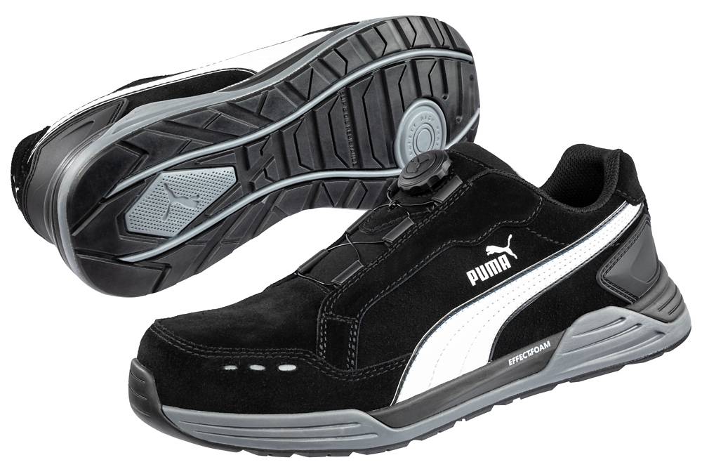 Puma Sicherheitsschuh AIRTWIST BLACK DISC LOW S3 ESD mit Schnellverschluss schwarz Gr. 46-0