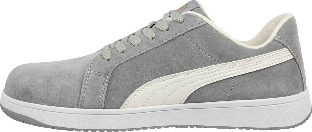 Puma Retro-Sicherheitsschuh ICONIC SUEDE GREY LOW S1PL ESD grau Gr. 38-1