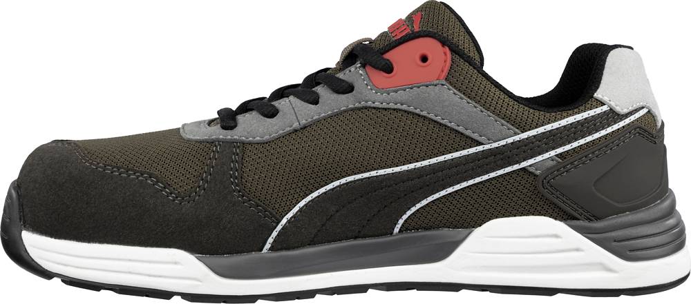 Puma streetstyle Sicherheitsschuh FRONTSIDE IVY LOW S1P ESD braun/efeu Gr. 42-1