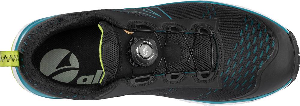 albatros ultraleichter Sicherheitsschuh AER55 IMPULSE BLACK BLUE QL LOW S1P ESD schwarz-blau Gr. 42-3
