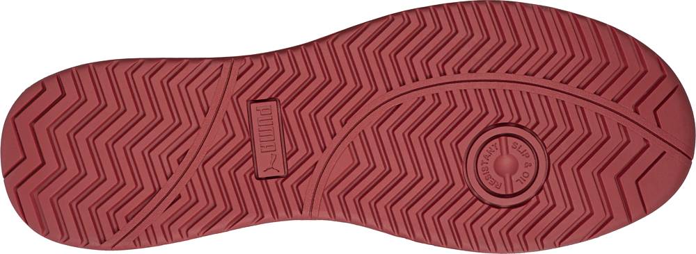 Puma sportlicher Sicherheitsschuh FRONTCOURT LOW S3L ESD schwarz/weiß/rot Gr. 39-4