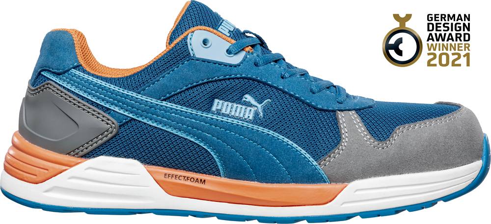 Puma FRONTSIDE LOW streetstyle Sicherheitsschuh S1P blau Gr. 46-0