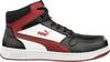 Puma sportlicher Sicherheitsschuh FRONTCOURT MID S3L ESD schwarz/weiß/rot Gr. 49