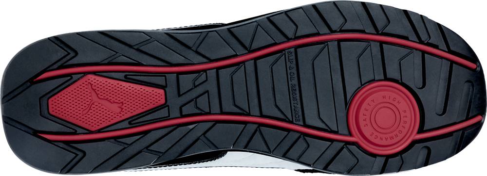Puma AIRTWIST BLK/RED LOW streetstyle Sicherheitsschuh S3 schwarz/rot Gr. 45-4