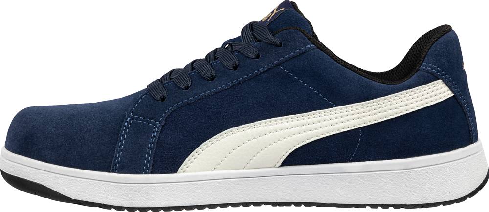 Puma Retro-Sicherheitsschuh ICONIC SUEDE NAVY LOW S1PL ESD blau Gr. 45-1