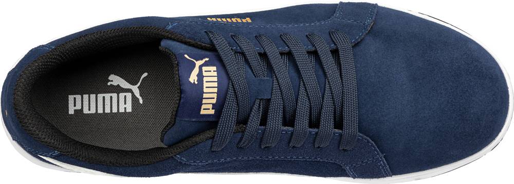 Puma Retro-Sicherheitsschuh ICONIC SUEDE NAVY LOW S1PL ESD blau Gr. 45-3