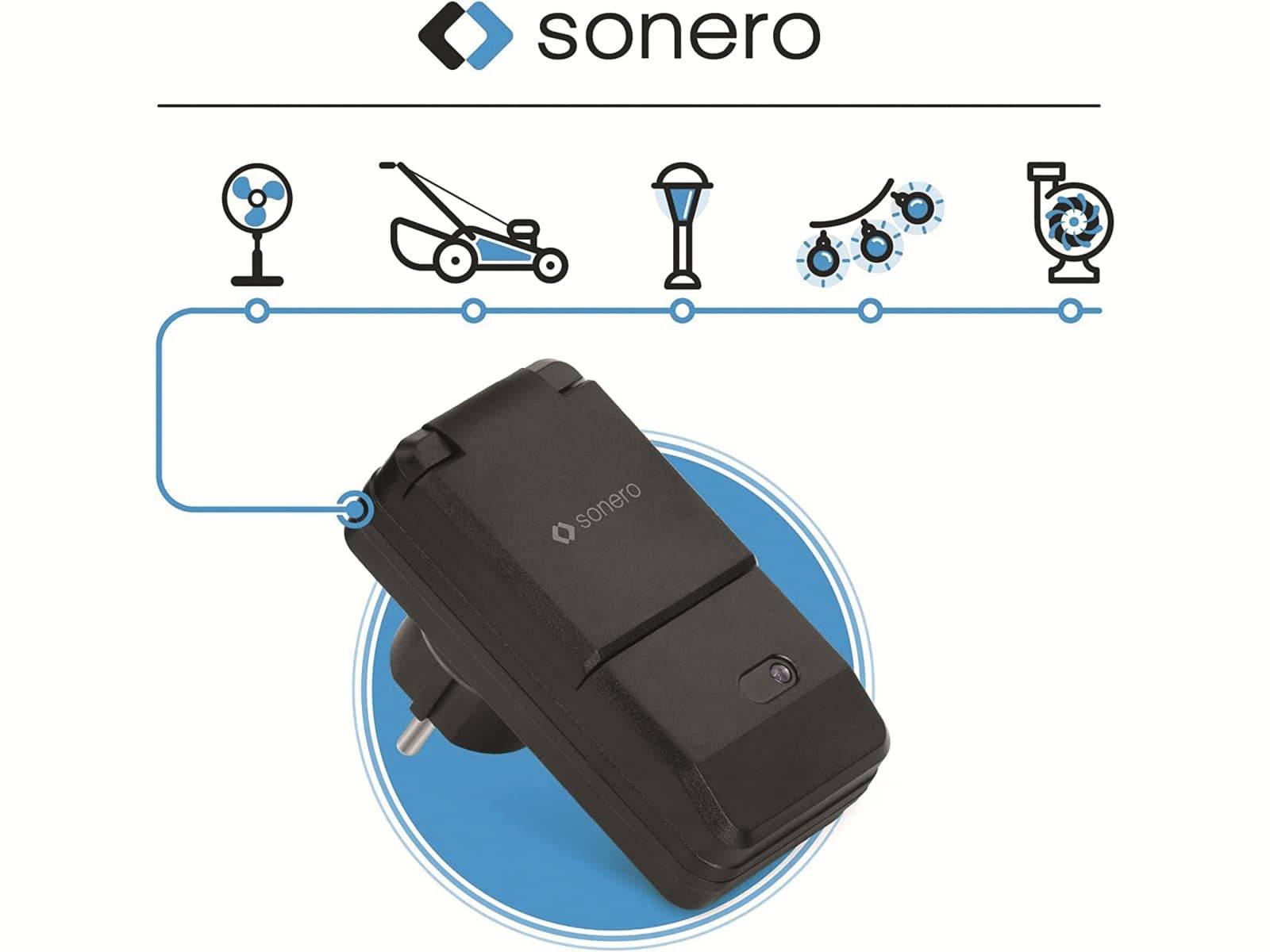 SONERO Funksteckdosen-Set S-RCS301, Outdoor-2