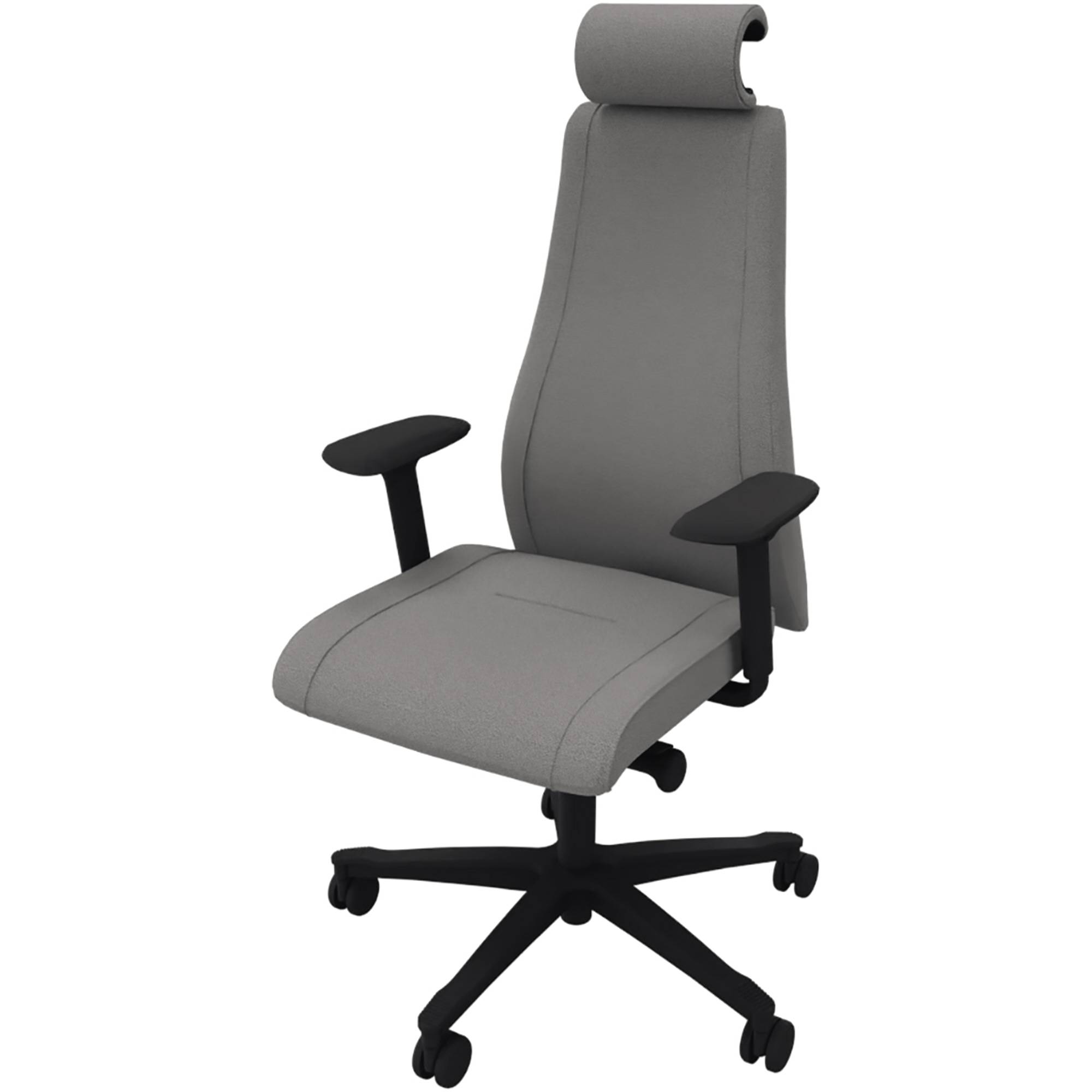 Bürodrehstuhl Viden Pro Armlehne sw/gr-0