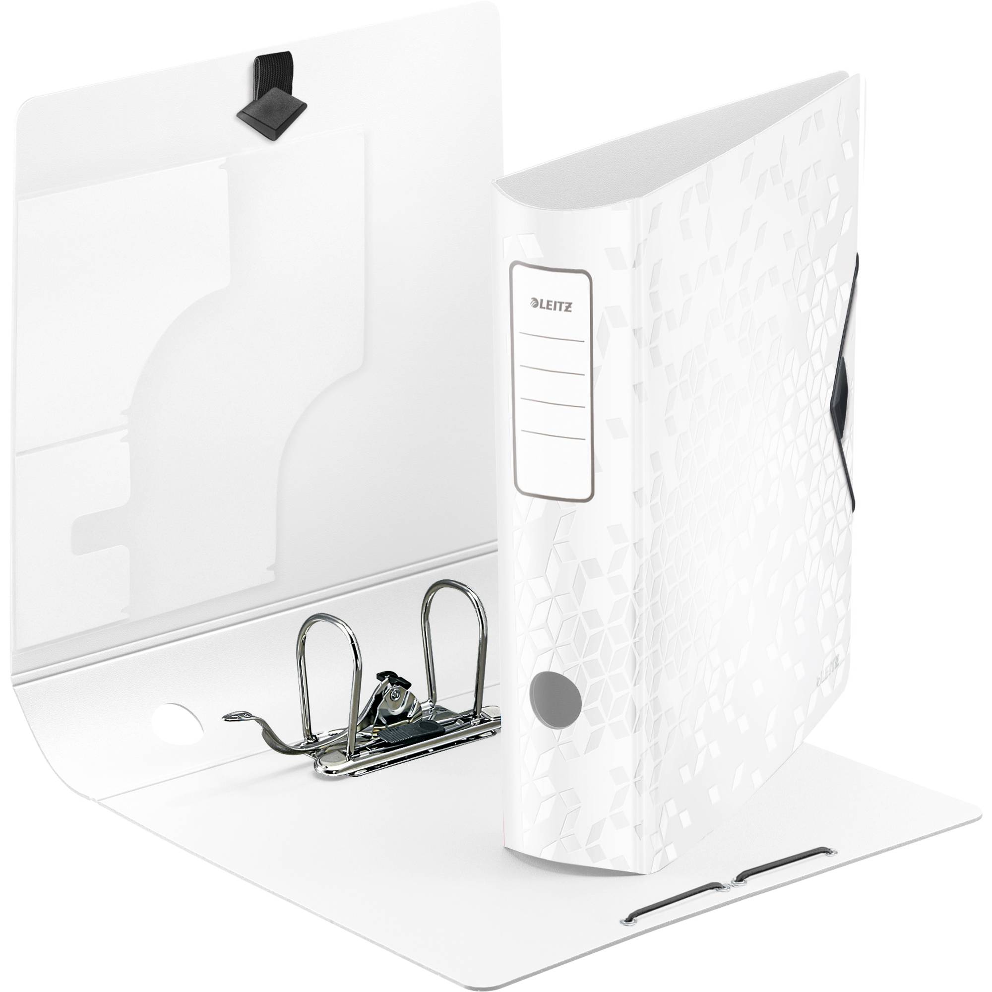 Ordner Active WOW DIN A4 82mm Polypropylen weiß-1