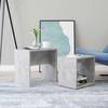 vidaXL Couchtisch-Set Betongrau 48x30x45 cm Holzwerkstoff
