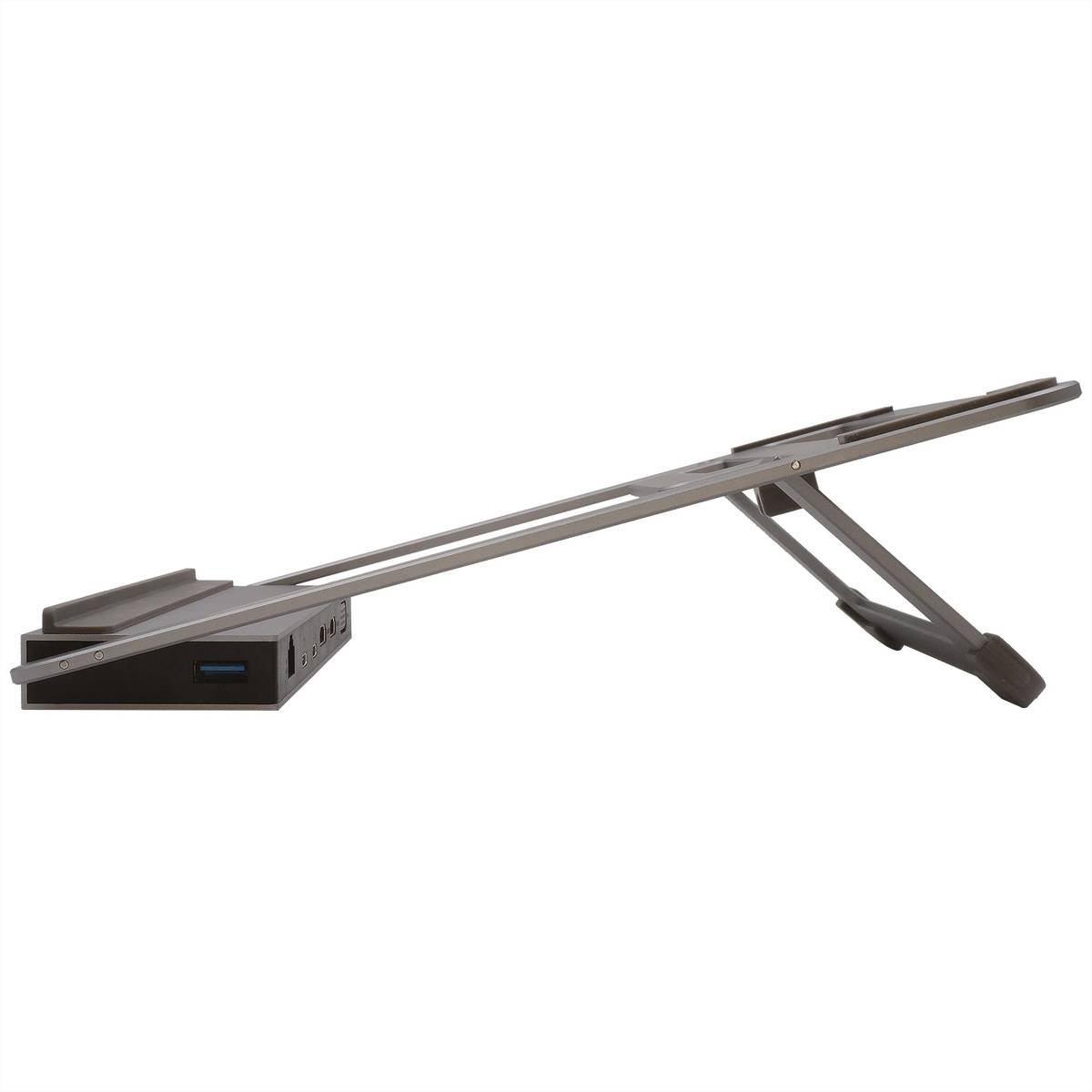 EXSYS EX-1223HM 12 in 1 USB-C Dockingstation, mit Notebook Stand für Notebook, Matebook und MacBook-3