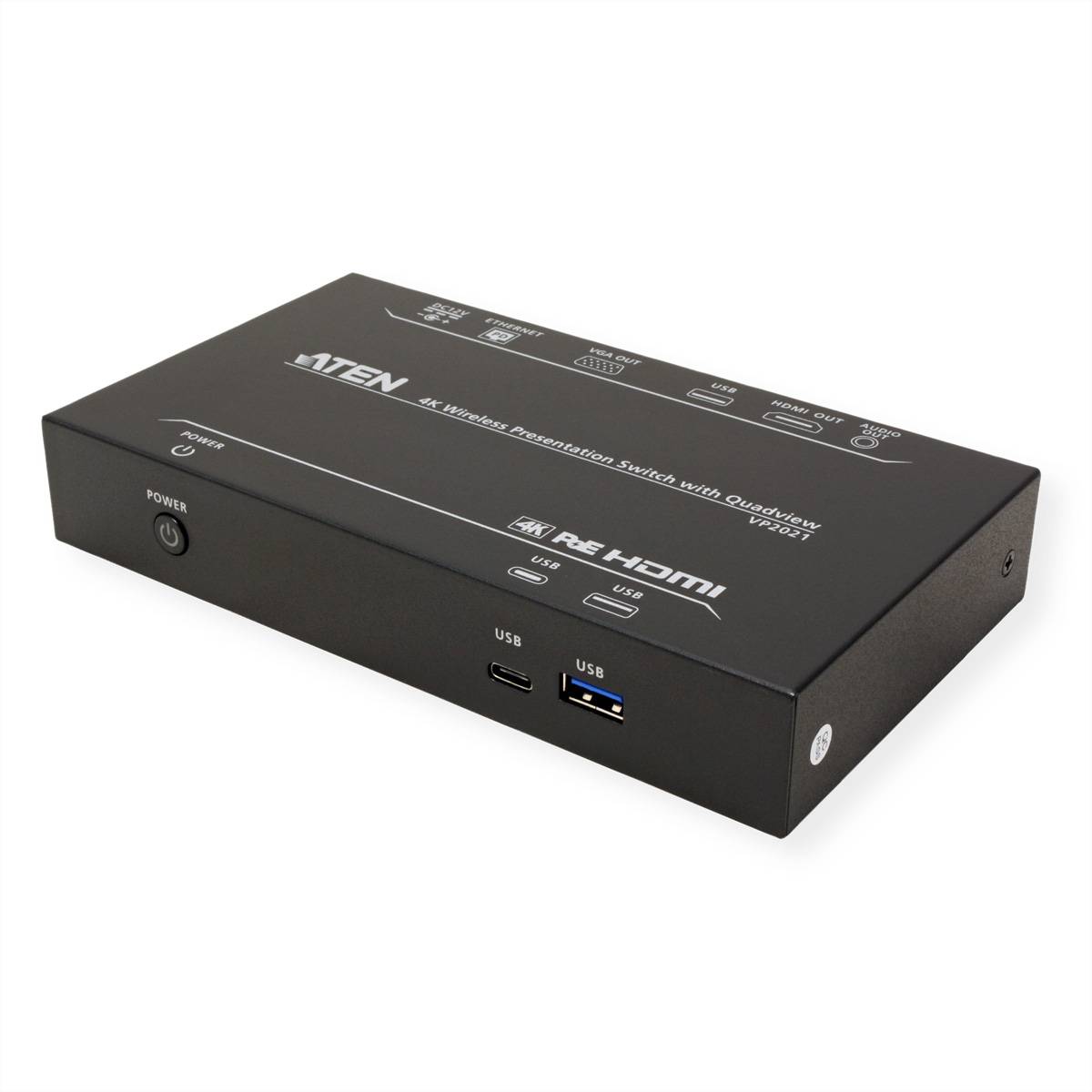 ATEN VP2021 4K Wireless Presentation Switch mit Quad View-2