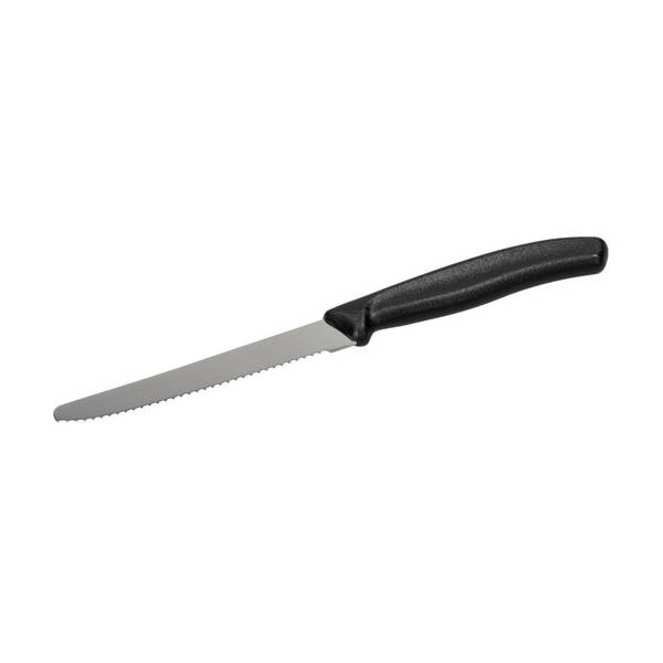 Brotzeitmesser "Vesper", schwarz/silber