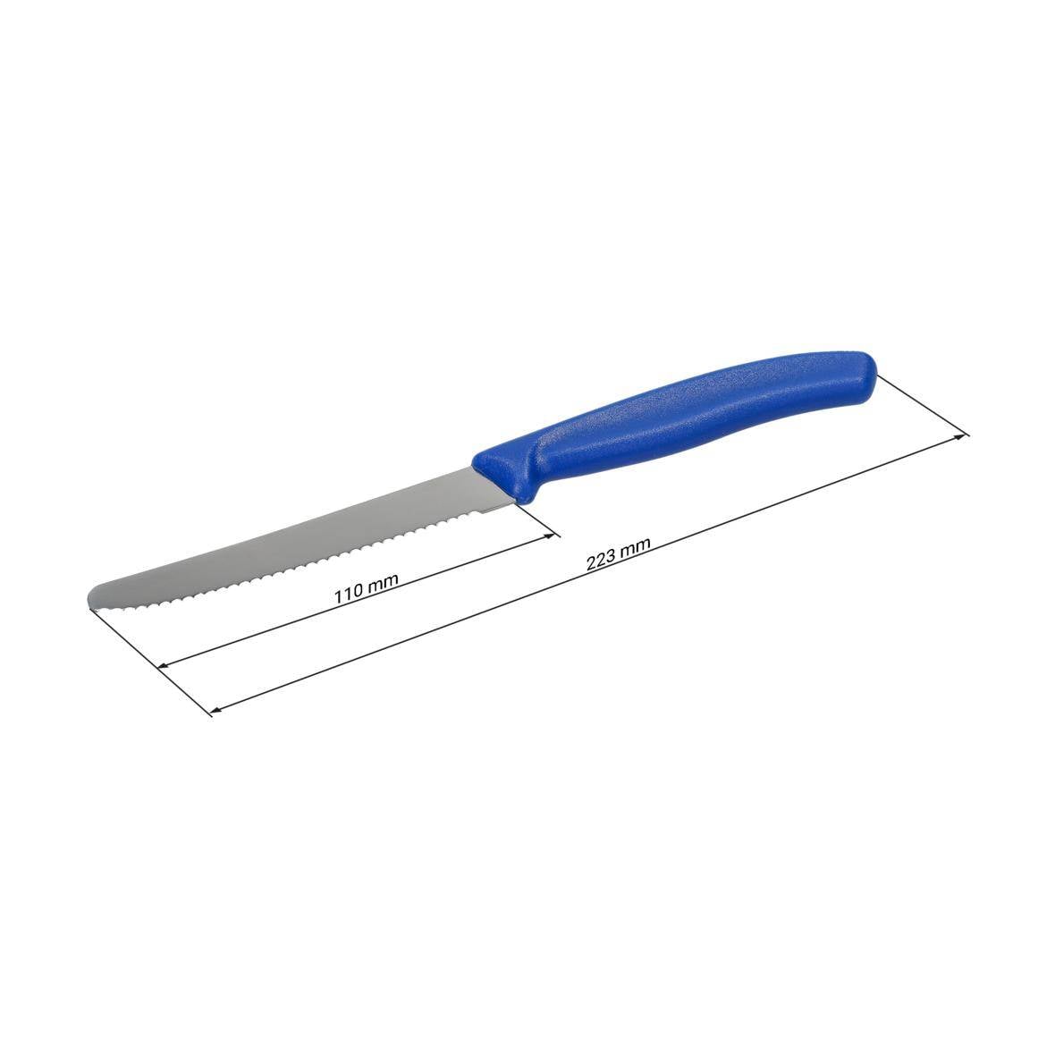 Brotzeitmesser "Vesper", schwarz/silber-2
