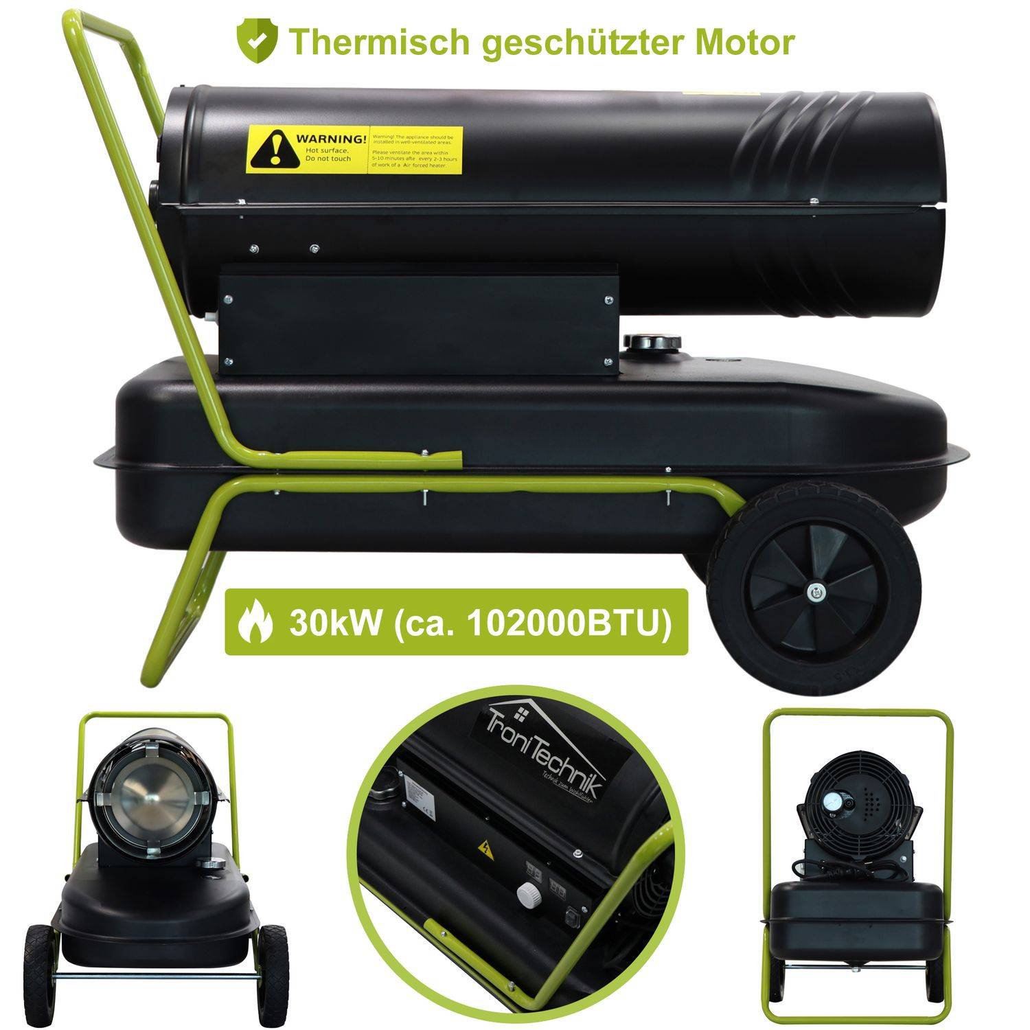 Tronitechnik TT-HK-245 Diesel-Heizkanone 30kW ab 639,00 €