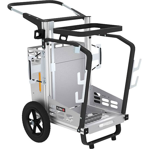 Abfallsammelwagen Picobello Compact feste Müllsackhalterung HxBxL 1030 x 710 x 870 mm 120 l. Flora Wilh.-0