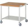 Fahrbare Werkbank Serie 8000 Gestellbauweise 1 Ablageboden BxT 1000 x 900 mm. TAKKT Industrial & Packaging