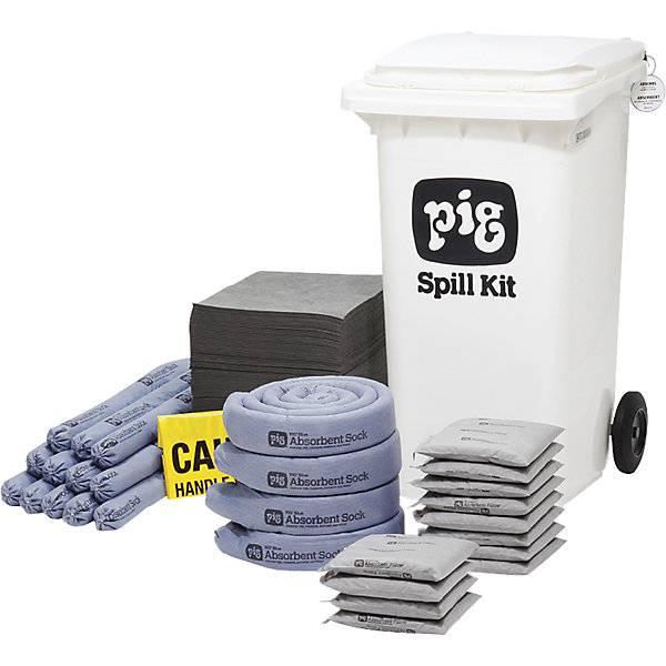 Fahrbares Notfall-Kit mittelgroß Ausführung universal absorbiert 183 l. New Pig BV 74121649-0