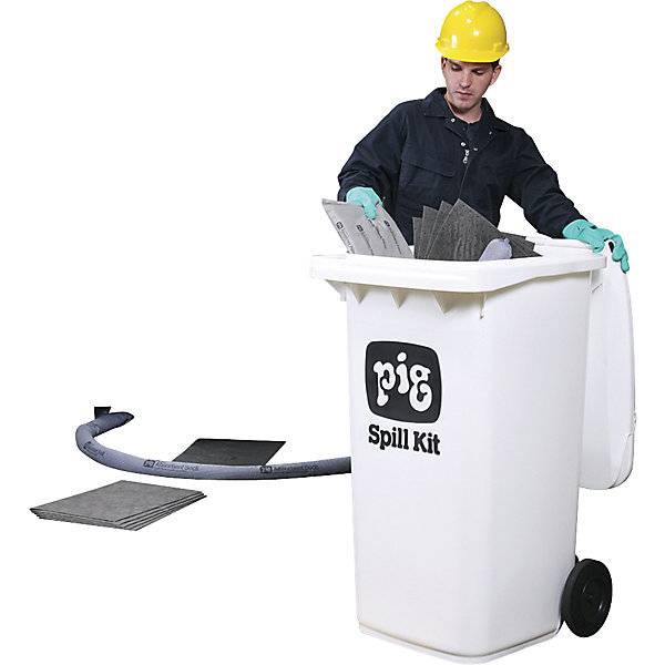 Fahrbares Notfall-Kit mittelgroß Ausführung universal absorbiert 183 l. New Pig BV 74121649-2