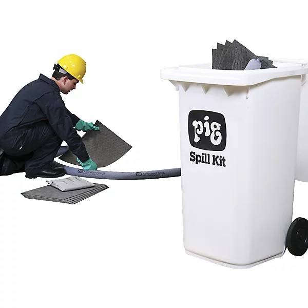 Fahrbares Notfall-Kit mittelgroß Ausführung universal absorbiert 183 l. New Pig BV 74121649-3