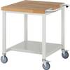 Fahrbare Werkbank Serie 8000 Gestellbauweise 1 Ablageboden BxT 750 x 900 mm. TAKKT Industrial & Packaging GmbH