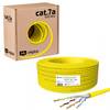 hb-digital Netzwerkkabel CAT 7a 25m Verlegekabel max. 1200 MHz S/FTP AWG23 LSZH gelb