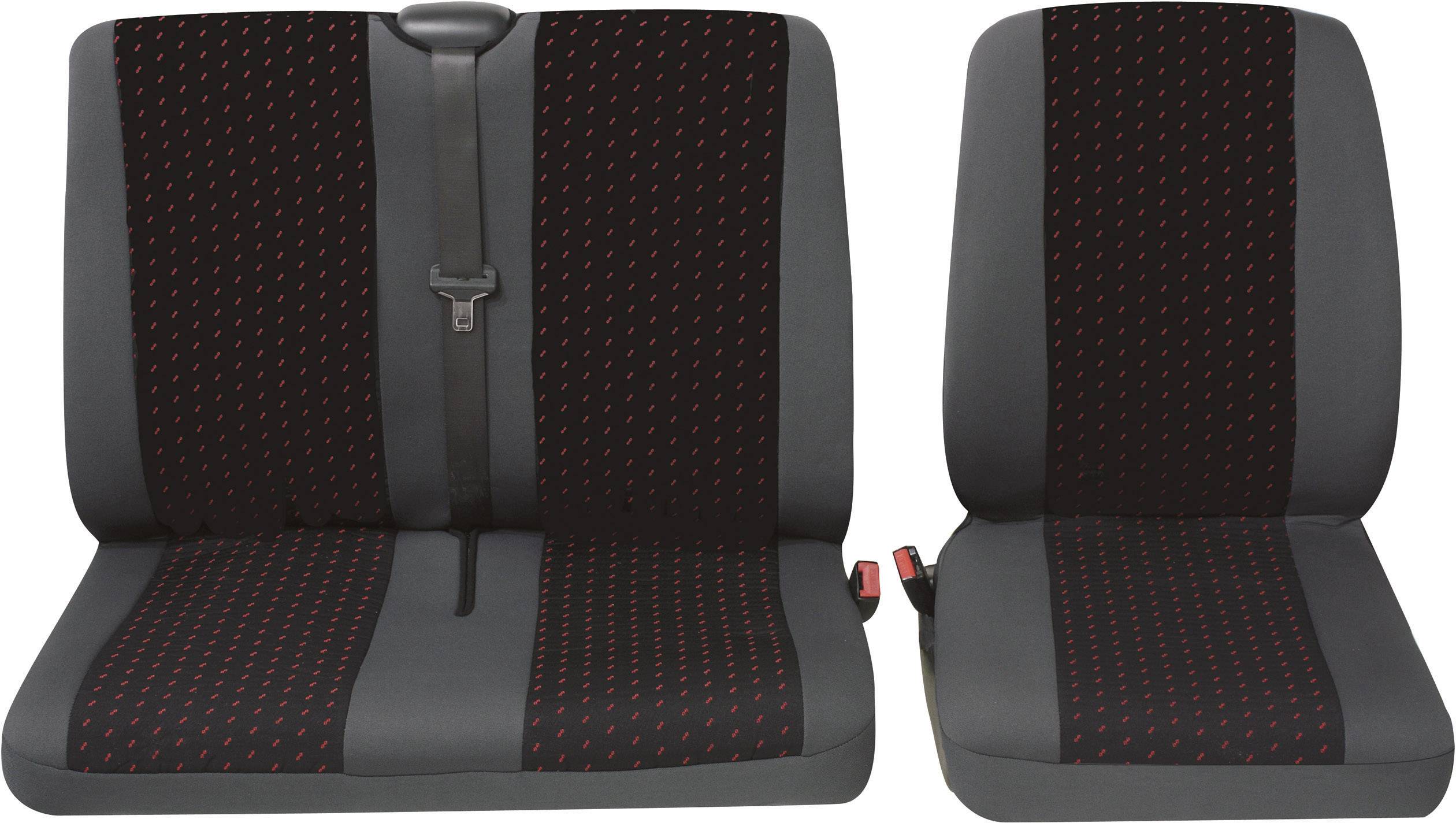 Petex 30071912 Profi 1 Sitzbezug 2teilig Polyester Rot, Anthrazit Fahrersitz,  Doppelsitz kaufen