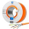 hb-digital Netzwerkkabel CAT 7a 100m Datenkabel max.1200 MHz S/FTP AWG23 LSZH orange
