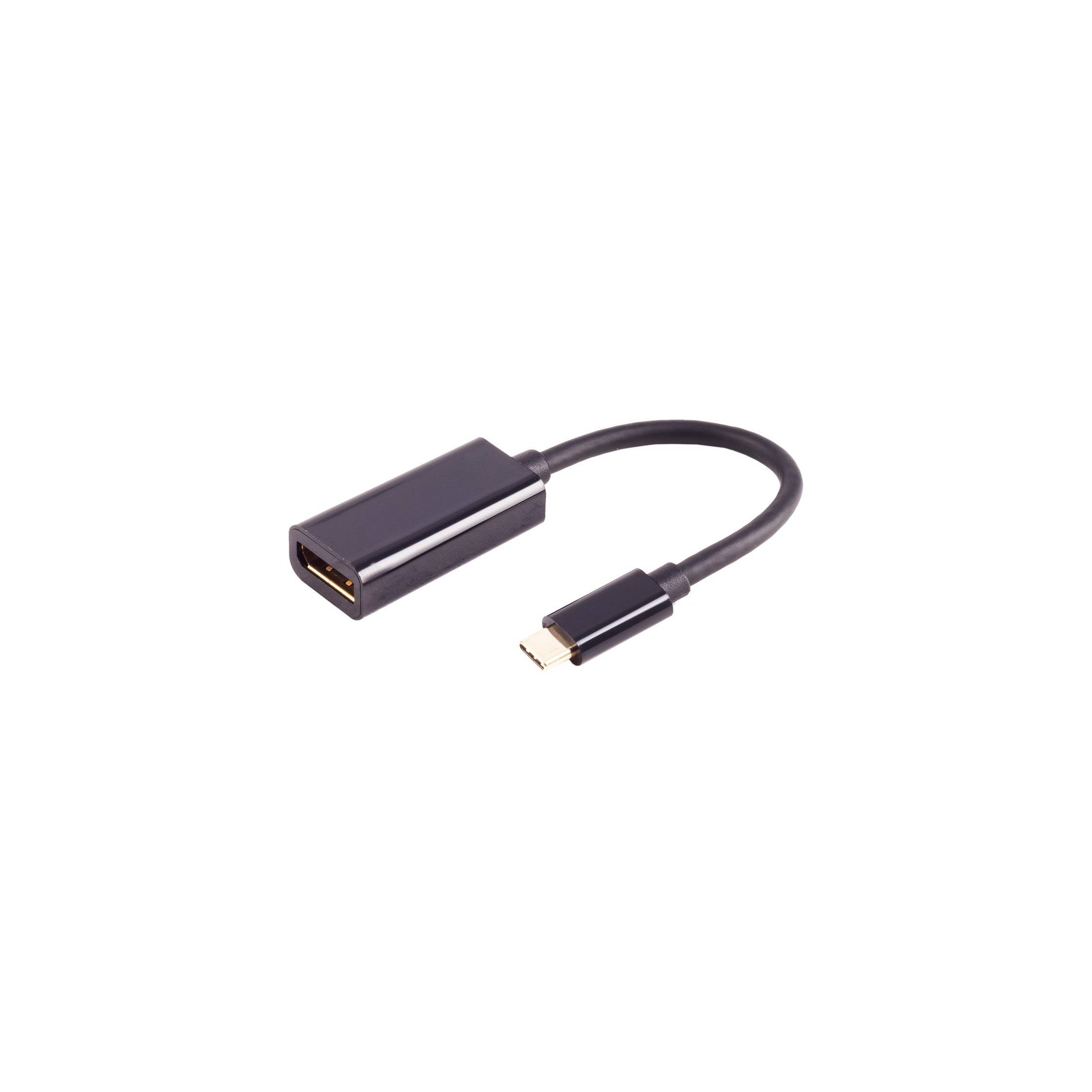 USB-C Adapter, DP Buchse, 8K60Hz, schwarz-0