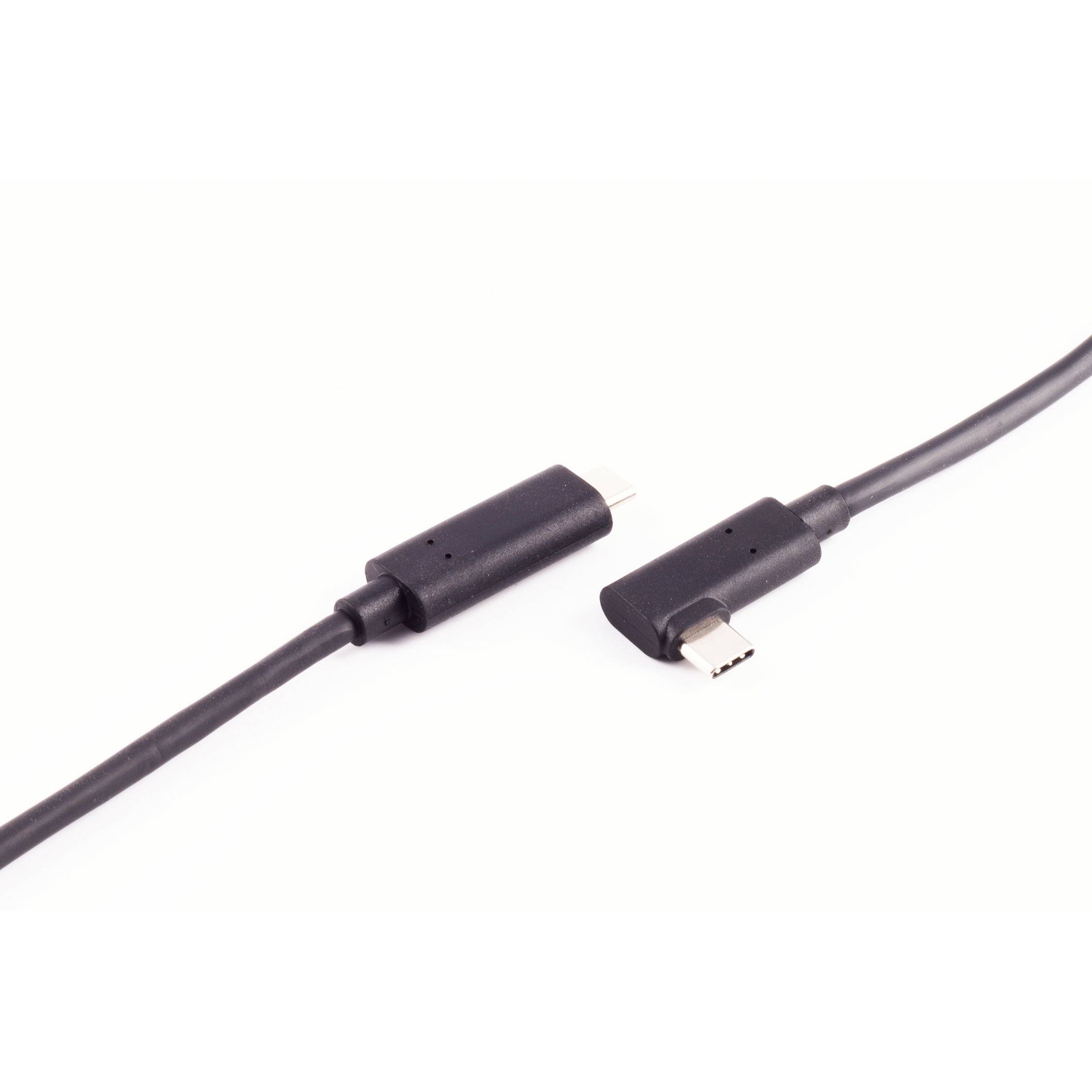 Optisches USB-C Kabel, 3.2, 10Gbps, PD, 90°, 10,0m-1