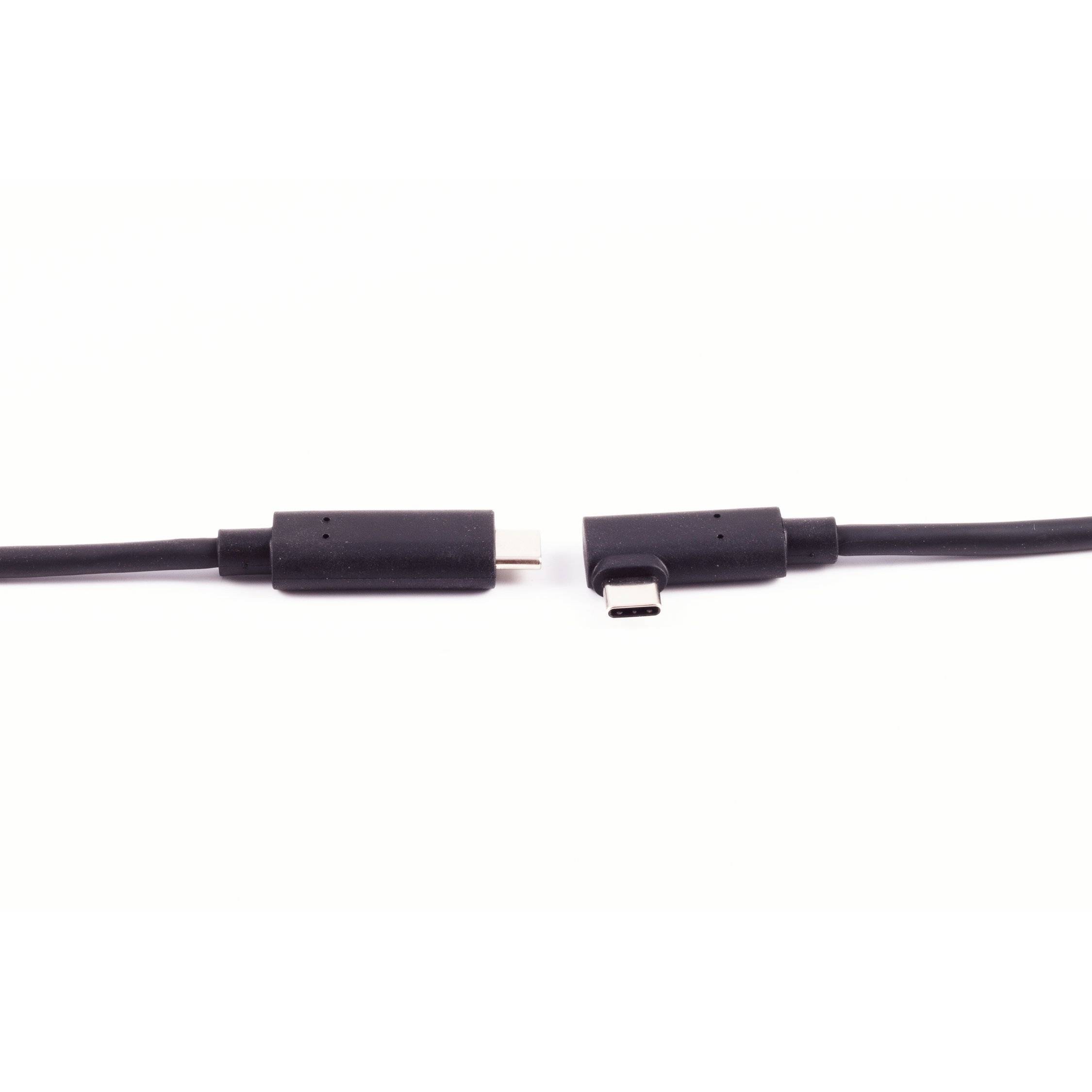 Optisches USB-C Kabel, 3.2, 10Gbps, PD, 90°, 10,0m-2