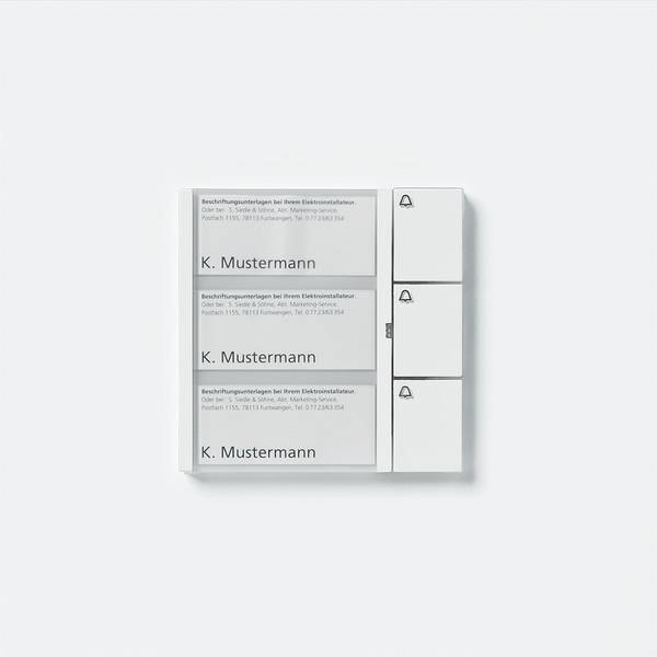Siedle&Söhne Tasten-Modul TM 611-03 W