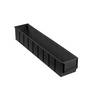 Industriebox 500 S Kunststoff ESD leitfähig teilbar 500x91x81mm - Schwarz