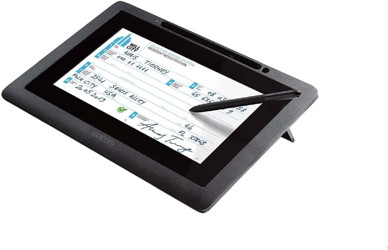 Wacom 10.1 Stift-Display DTU-1031AX Tablet, LCD Anzeige, Digitalisierer, Kabelgebunden Schwarz-3