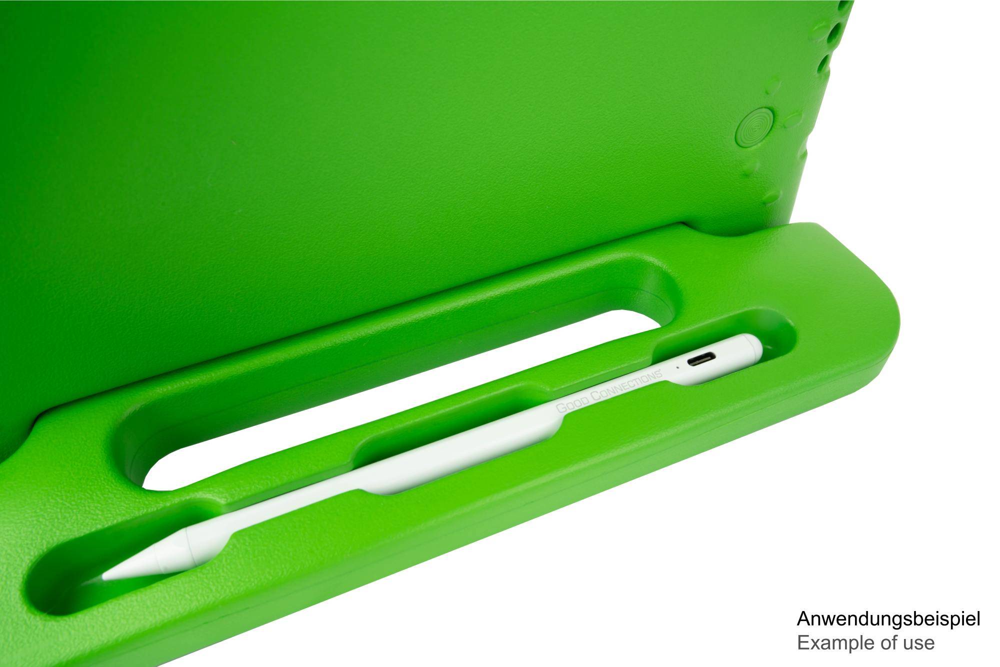 iPad 10,9" (10. Gen.) Tablet-Schutzhülle mit Kickstand, grün, Good Connections®-4
