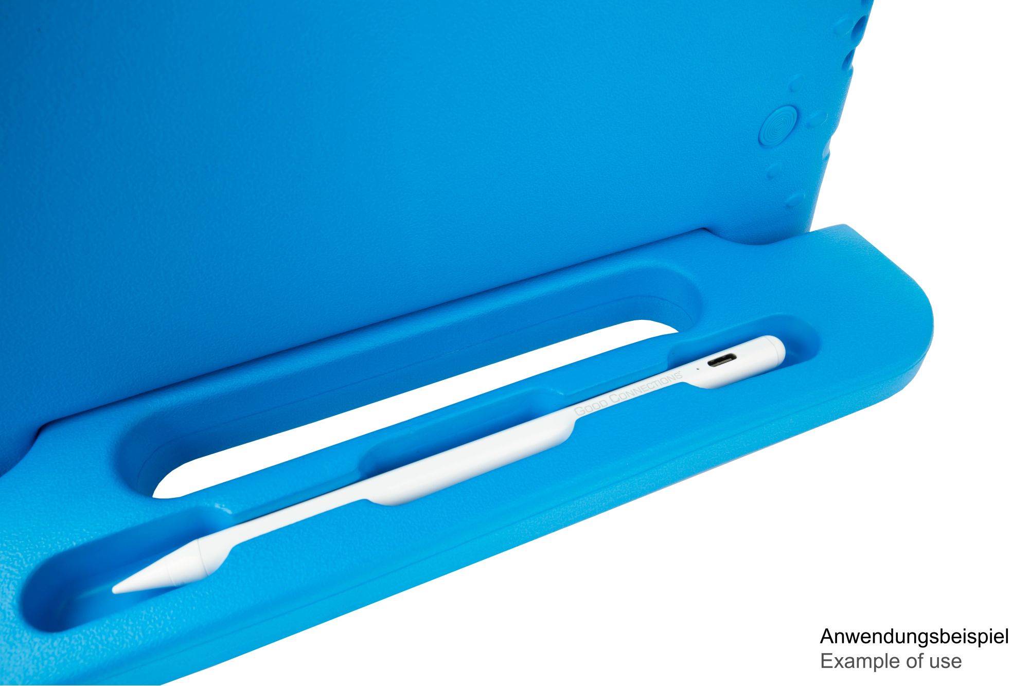 iPad 10,9" (10. Gen.) Tablet-Schutzhülle mit Kickstand, blau, Good Connections®-4