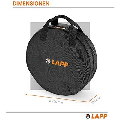LAPP 64699 Kabeltasche für Mode 3 Ladekabel EV gepolsterte Tasche Kabel Organizer für Hybrid- & Elektroauto Schwarz-3