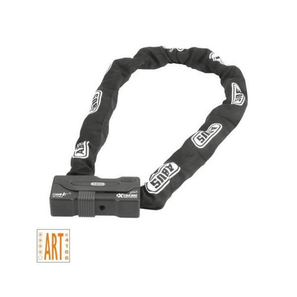 ABUS SECURITY-CENTER - ABUS Extreme Plus 59, Kettenschloss, Schwarz, Gehärteter Stahl, Schlüssel, 1400 mm, 4,7 kg