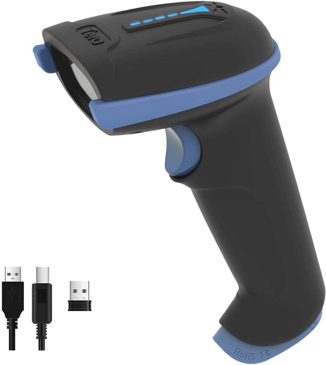 Tera Barcode Scanner D5100 2D Wireless Barcode Scanner Keil blau-0