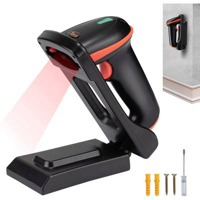Tera Barcode Scanner 1D 2D QR Kabellos 2,4 GHz USB Handscanner, D5100-CR-0