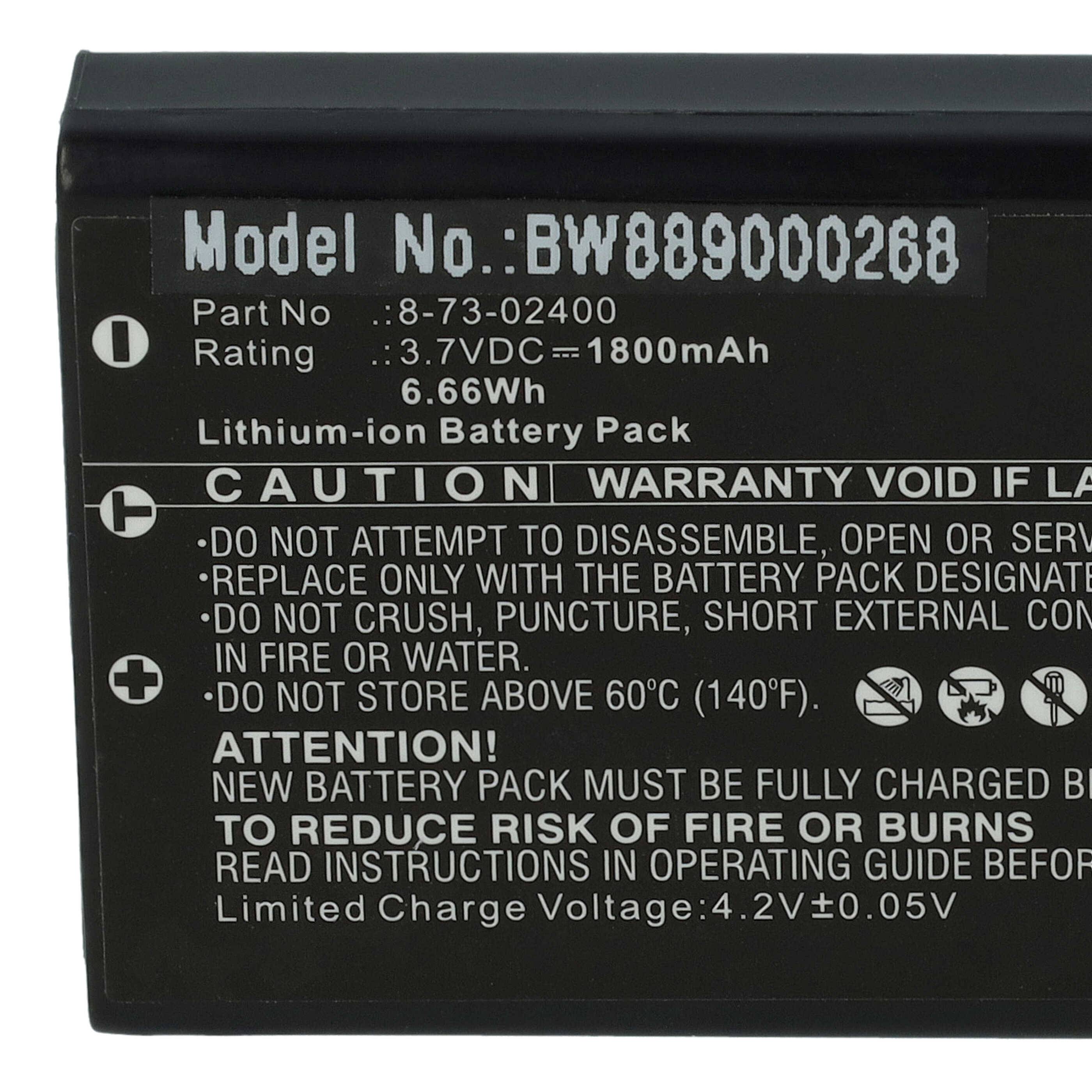 vhbw Akku Ersatz für Maico 74101501 | MAI-721-4 für Medizintechnik (1800 mAh, 3,7 V, Li-Ion)-4