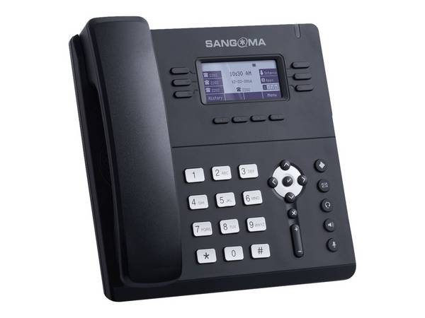 Sangoma S406 - VoIP-Telefon mit Rufnummernanzeige - fünfwegig Anruffunktion - SI